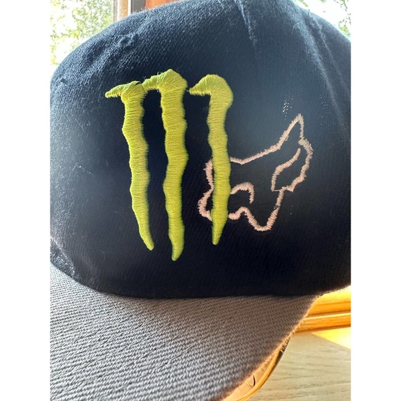 New Century Other - New Century Snap Back Monster Black Neon Fox Grey Cap Baseball Hat